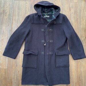 Last chance - Brooks Brothers classic VINTAGE navy brushed wool pea coat